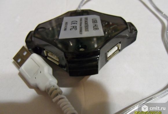 USB 2.0 Hab разветвитель на 4 входа. Фото 4.