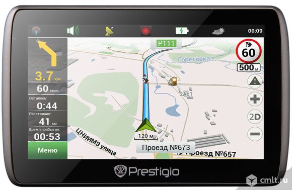 Навигатор Prestigio (лиценз. карты 8 стран мира)