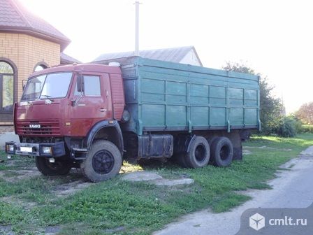 КамАЗ Зерновоз 53212 с прицепом. Фото 1.