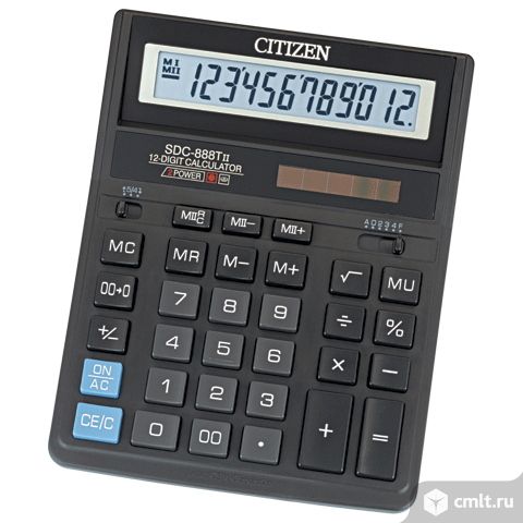 Продам калькулятор настольный CITIZEN SDC-888T. Фото 1.