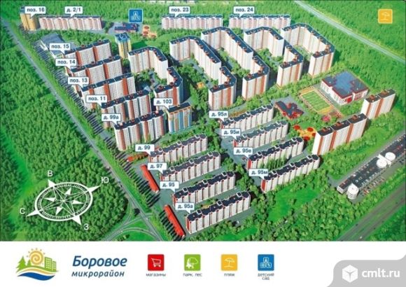 Карта воронежа боровое