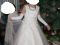 Нарядное белое платье для девочки 5-7 лет. Фото 1.