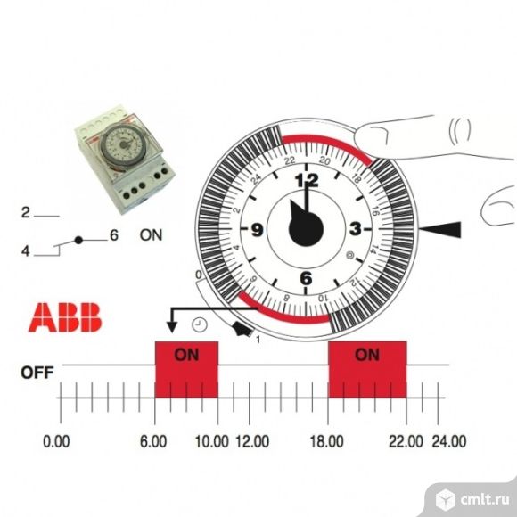 Схема подключения реле времени авв