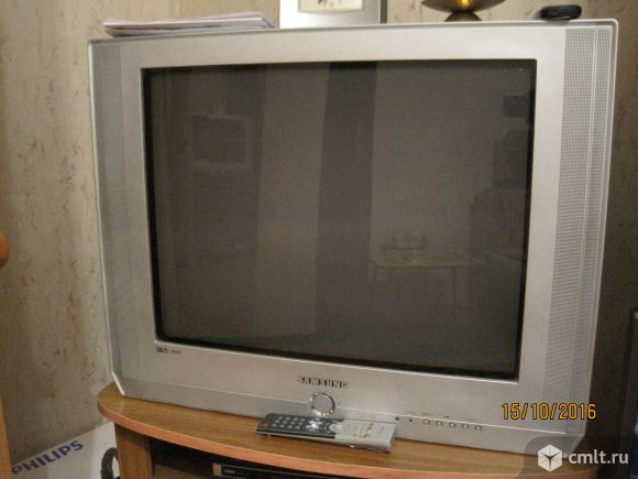 Телевизор кинескопный цв. Samsung SAS100H в отличном состоянии. Фото 1.