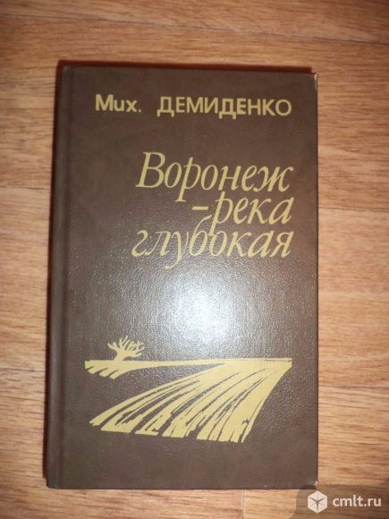Книга "Воронеж-река глубокая",1987 г.. Фото 1.