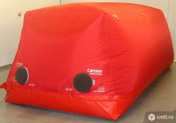 Надувной гараж. Фото 1.