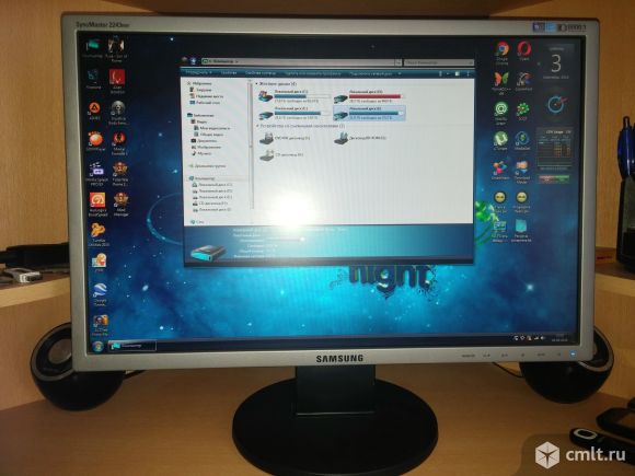 Монитор Samsung  SyncMaster 2243NW/NWX LCD 22. Фото 1.