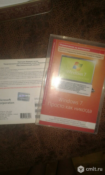 Windows 7 home basic(64) (лицензия). Фото 1.