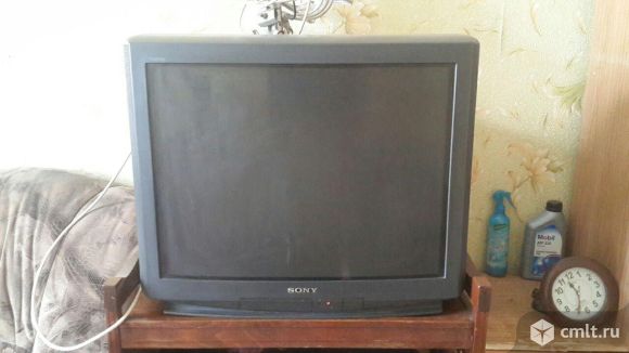 Телевизор кинескопный цв. Sony. Фото 1.