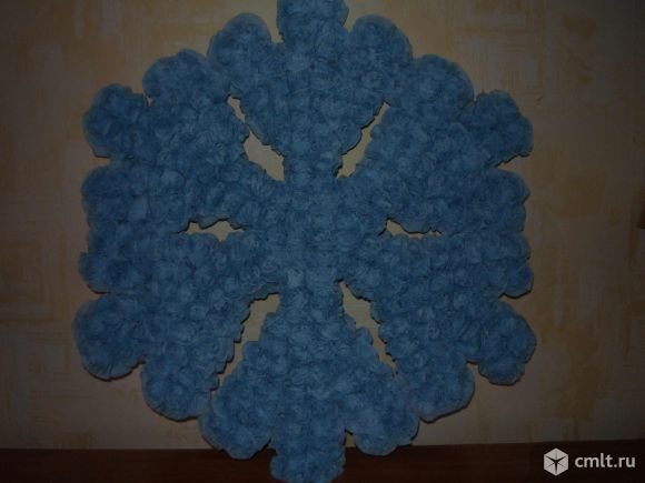 Голубая снежинка. Фото 1.