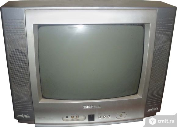 Телевизор кинескопный цв. Toshiba. Фото 1.