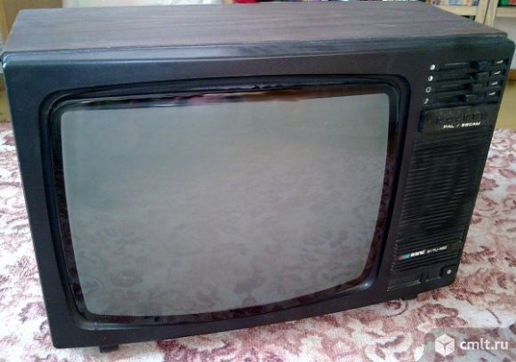 Телевизор кинескопный цв. ВЭЛС 51тс-492. Фото 1.