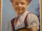 Открытка. Девочка с косой и полевыми цветами. Германия. 1950-е. Дети, цветы.. Фото 1.