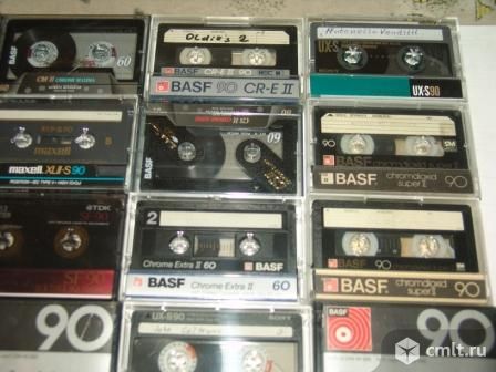 Хром  кассеты Maxell, Basf , Sony, TDK и другие. Фото 1.