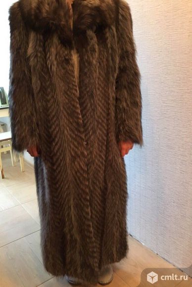 Шуба енот. Фото 1.