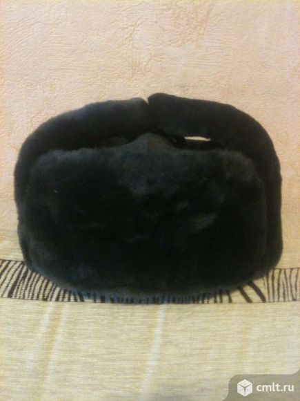 Шапка ушанка офицерская. Фото 1.