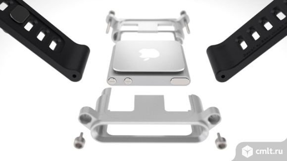 Ремешок для ipod 6 nano LUNATIK BLACK. Фото 6.