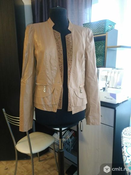 Куртка кожзама. Фото 1.