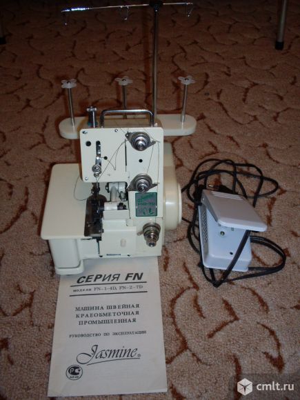 Оверлок Jasmine FN2-7D трехниточный новый. Фото 1.