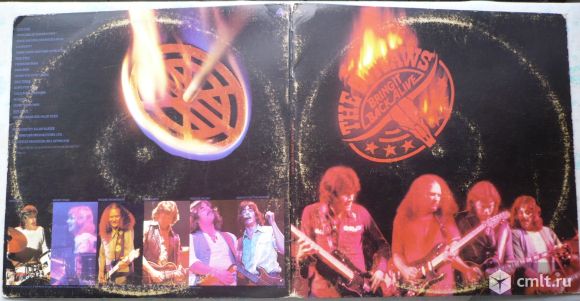 2 грампластинки (винил). Гигант [12" LP]. The Outlaws. Bring It Back Alive. 1978 Arista Records. USA. Фото 1.