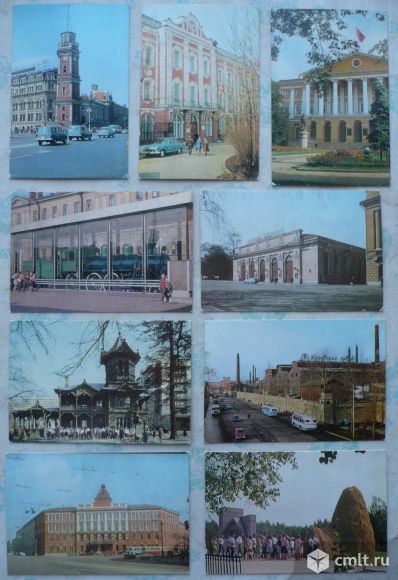 Набор 9 открыток, Ленинград, Лениздат. СССР. Мини-открытки, размер 9,1 x 6 см.. Фото 1.