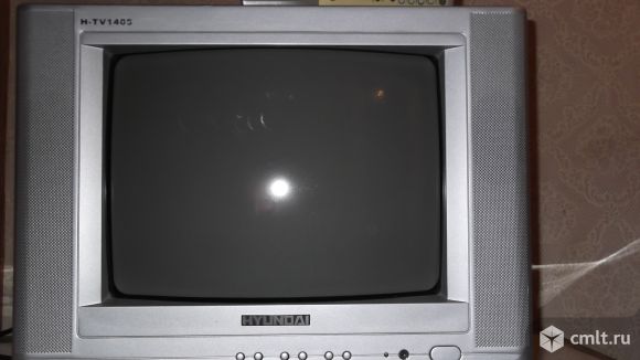 Телевизор кинескопный цв. Hyundai H-TV1405. Фото 1.