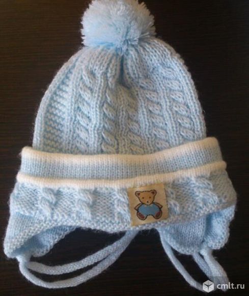 шапочка для новорождённого мальчика.