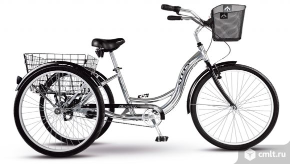 Продам 3х колесный взрослый велосипед STELS. Фото 1.