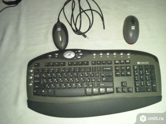 Продаю беспроводные клавиатуру и мышь Defender. Фото 1.