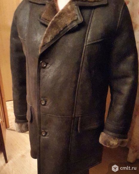 Качественная мужская дубленка. Фото 1.