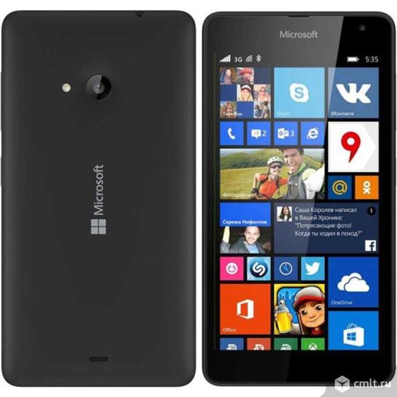 Смартфон Microsoft Lumia 535 Dual Sim. Фото 1.