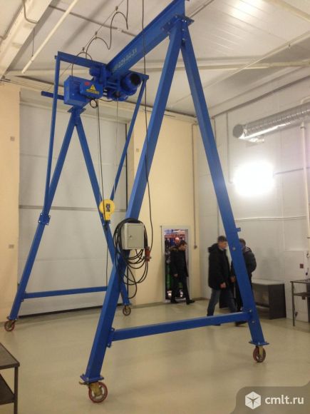 Легкий козловой кран 1т. Фото 3.