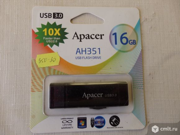 Apacer АН351 флеш диск 16GB. Фото 1.