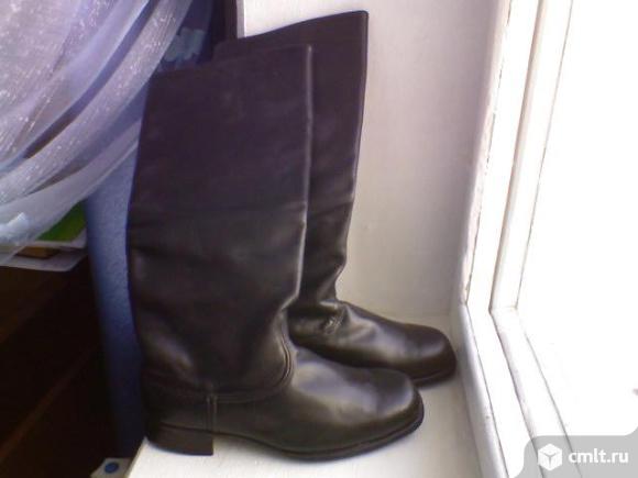 Сапоги офицерские: хромовые / яловые - новые. Фото 1.