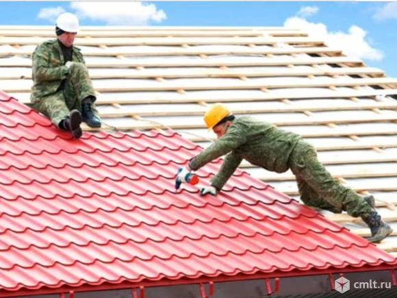Кровельщик в строительную бригаду по устройству жесткой. Фото 1.