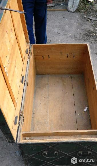 Старинный окованный сундук. Фото 7.