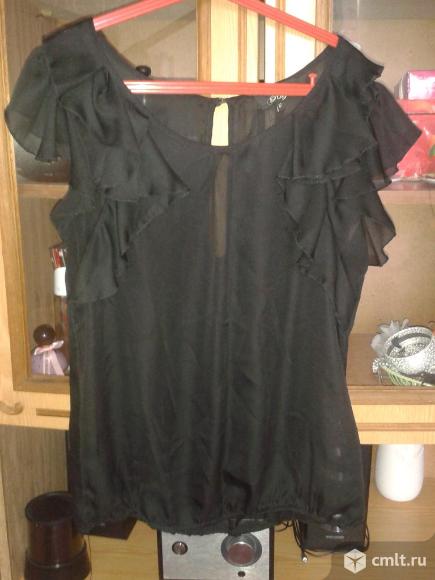 Блузка черного цвета. Фото 1.