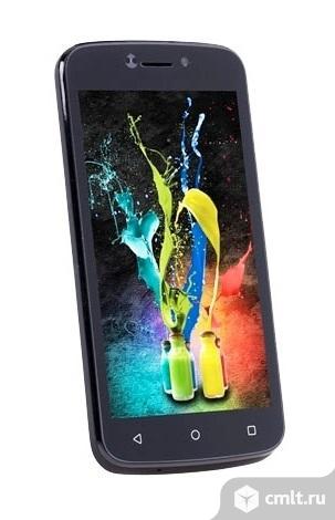Как новый, на экране стекло 4,5" Смартфон DEXP E245 3G 8Гб. Фото 1.