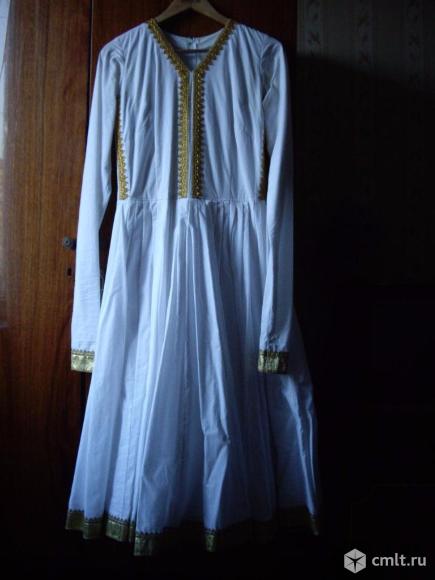 Платье для танцев в стиле катхак и болливуд, хлопок 100%