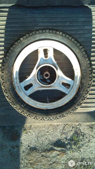 Покрышка с диском 2.50х10 Япония. Фото 1.