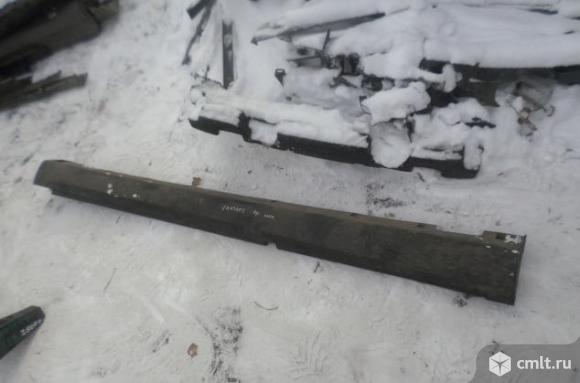 Накладка порога  Hyundai Santa Fe (Санта Фе). Фото 1.