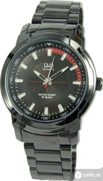 Мужские стильные часы Q&Q Q746J412Y RUSв упаковке.. Фото 1.