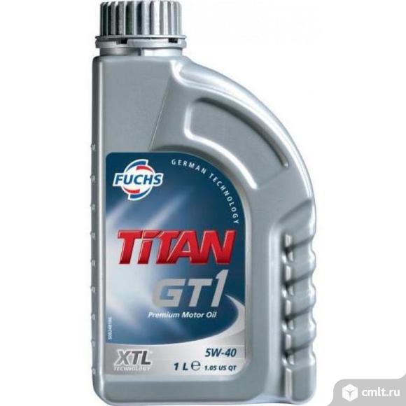 Масло синт. Titan GT1 5w40 1л.. Фото 1.