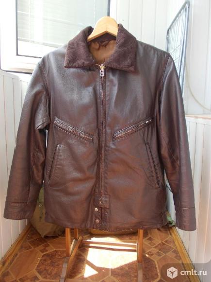 Куртка лётная кожаная шевретовая ВВС СССР. Фото 1.