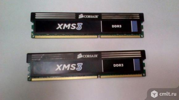 Оперативная память Corsair XMS3 4GB 2 планки по 2 GB 1600Мгц DDR3. Фото 1.