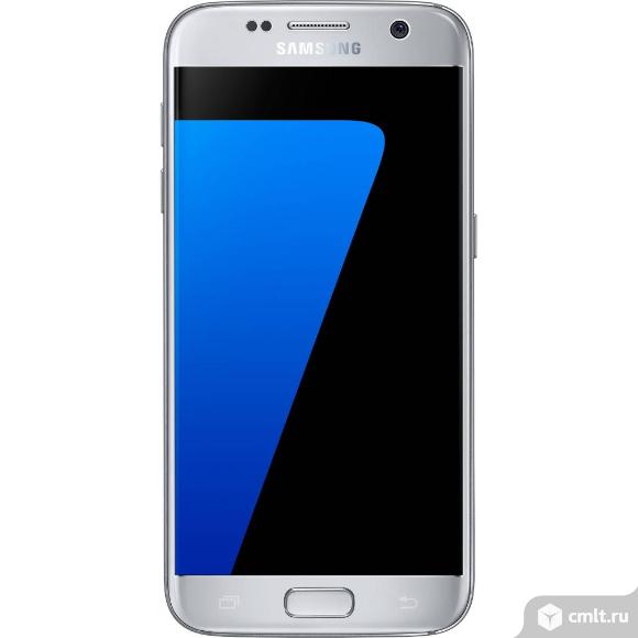 Samsung Galaxy S7 32Gb серебристый. Фото 1.