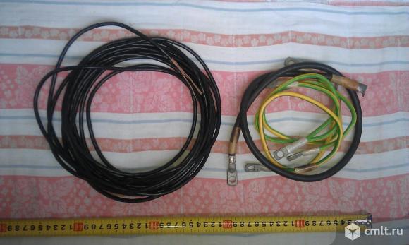 Кабели медные  с наконечниками. Фото 1.