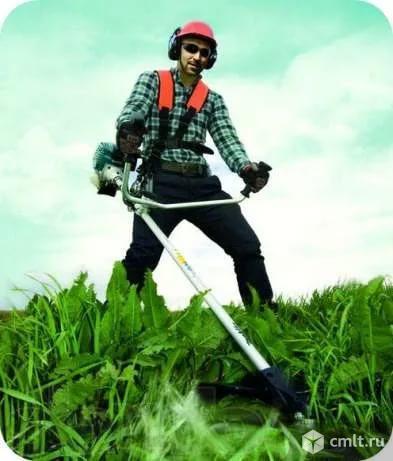 Уборка дачного участка.покос травы.спил деревьев.. Фото 1.