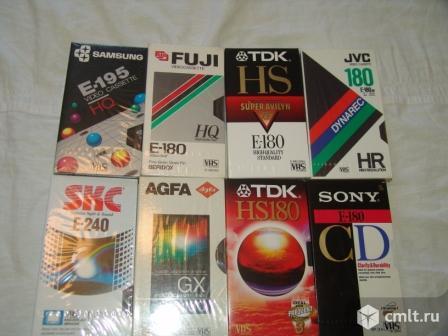 Видеокассеты VHS. Фото 1.