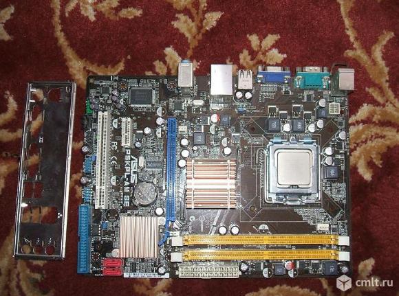ASUS  P5KPL-CM +  Pentium Dual-Core E5300. Фото 1.